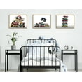 thumbnail image 6 of Kate and Laurel Sylvie Vintage Stacked Matchbox Work Vehicles Pile Framed Canvas Wall Art by Saint and Sailor Studios, 18x24 Natural, Modern Colorful Car Toys Art for Wall, 6 of 6