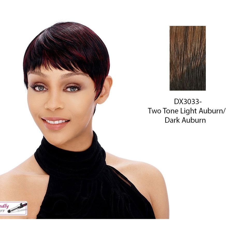 auburn pixie cut wig