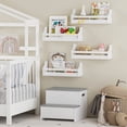 thumbnail image 3 of STAROUS Adorable Floating Bookshelves, A Set of 4 for Nursery Decor, Ideal for Kids' Rooms and Playroom Toy Storage, 3 of 8