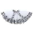 thumbnail image 6 of FYMNSI Toddler Kids Girl Cow 2nd Second Birthday Cake Smash Outfit Two Years Old Party Tops Tutu Tulle Skirt Headband Set White 2T, 6 of 9