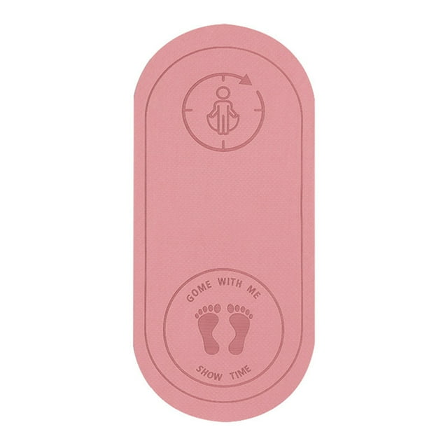tredstone Tapis de Corde à Sauter Tapis Réduction de Bruit Résistant à la Transpiration Coussin D\'entraînement Physique Rose