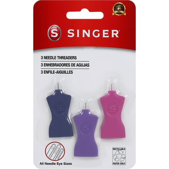 SINGER Hook Eye Needle Threaders  -3/Pkg