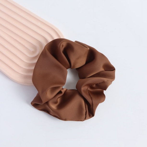 Anillo de pelo de rosa de satén para el intestino grueso, accesorios para el cabello de cuerda para el cabello de rosa dulce de súper hada de primavera y verano para mujeres coreanas