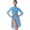 Dusty Blue, variant on Raenseen Women's Lyrical Dance Dress Long Sleeve Backless Skirt Leotard Modern Contemporary Dancewear Burgundy M
