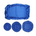 thumbnail image 4 of 4x funda protectora de tela para silla , reemplaza los accesorios universales del respaldo, funda completa multiusos para asiento de silla azul oscuro SM SunniMix Funda para sillón dental, 4 of 8