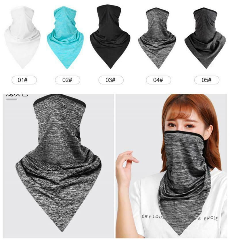 NLGToy Silk Neck Scarf Seamless Face Bandanas for Dust Outdoors Festivals Sports Summer Hiking Windproof Scarf Breathable Bandana 
