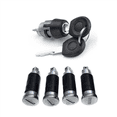 thumbnail image 4 of 2 Set Ignition Switch 8 Door Lock Barrel 4 Keys 701837205 for T4 IV 1990-2003 Transporter Double Barn Doors, 4 of 6