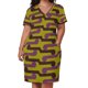 thumbnail image 2 of Piwakawaka (pink and lime) Loose Pocket Dress women formal occasion dresses Party dresses for women dresses for special events, 2 of 6
