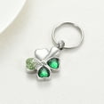 thumbnail image 4 of Crystal Heart Clover Pendent for Ashes and Chain Urn Keychain Lockets for Human Pet Ashes Holder Cremation Jewelry for Ashes, 4 of 6