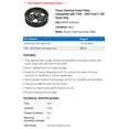 thumbnail image 2 of Power Steering Pump Pulley - Compatible with 1999 - 2003 Ford F-350 Super Duty 2000 2001 2002, 2 of 2