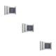 thumbnail image 5 of Cateissary Panel solar Luces de pared para jardín al aire libre Recargable 6LED IP65 Lámparas de cerca impermeables Iluminación de patio Type1 NO1, 5 of 6