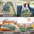 thumbnail image 2 of Yayeee Throw Blanket for Couch Soft Warm 50" x 60" Sofa Chair Bed Decoration, Art Garden Scene, 2 of 7