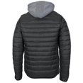 thumbnail image 3 of Maximos Men’s Slim Fit Lightweight Zip Insulated Packable Puffer Hooded Jacket (BAHBAH - Gray,XL), 3 of 3