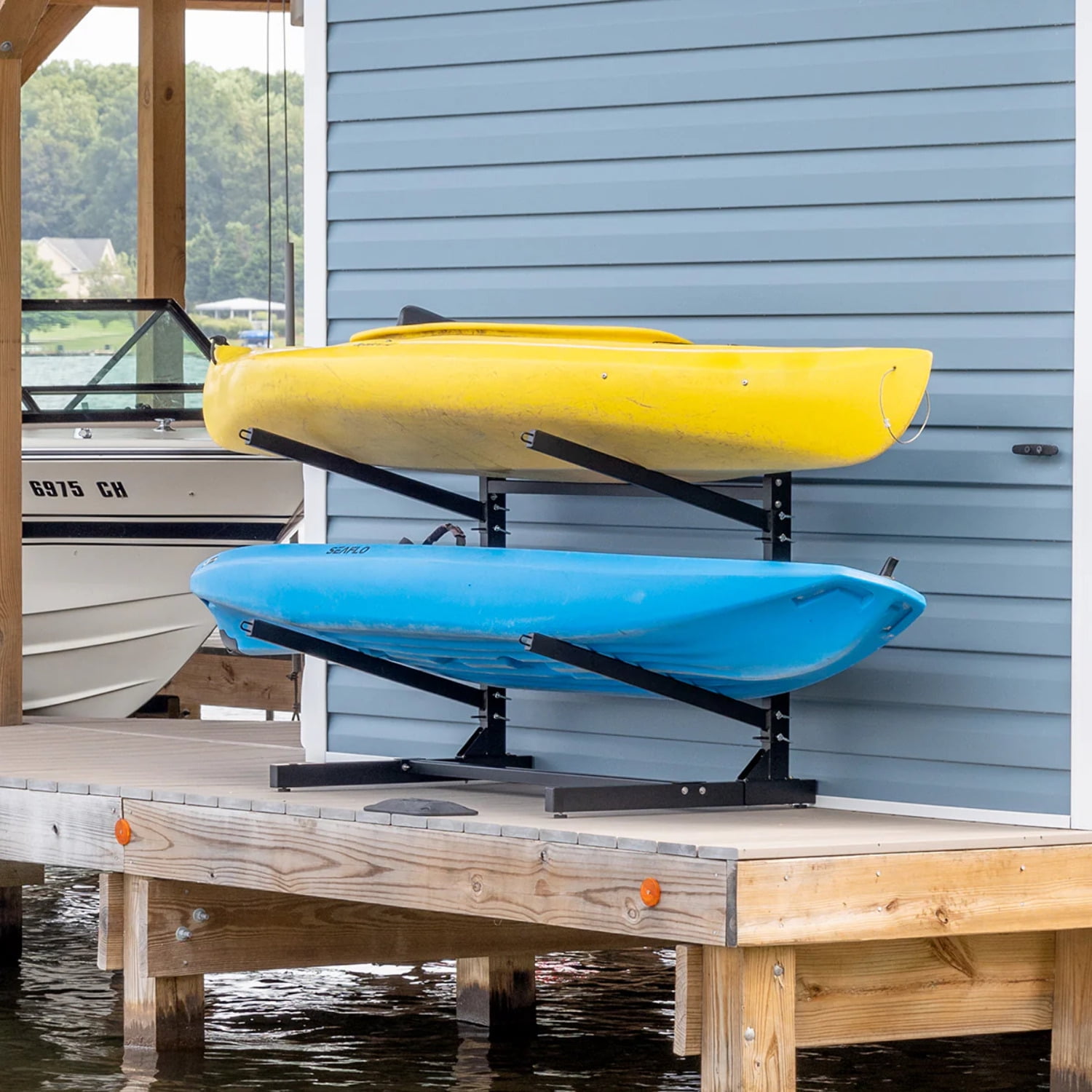 Teal Triangle Freestanding G-Surf  SUP | 2 Levels | Indoor-Outdoor