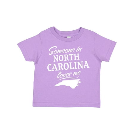 

Inktastic Someone in North Carolina Loves Me Gift Toddler Boy or Toddler Girl T-Shirt