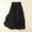 Black women summer maxi pleated skirt a1, variant on Uscallm Women's Summer A-Line Maxi Pleated Skirt Flowy Casual Boho Long Beach Dressy Swing Vacation Beach Party Skirts Loose Fit Outfits, Black 2XL