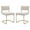 Beige, variant on Tcbosik Dining Chairs Set of 2, Upholstered Kitchen Chair with Metal Legs, Armless Accent Chair for Home, Apartment, Restaurant, Black