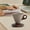A, variant on Elegant Conical Ceramic Coffee Mug with Wooden Handle & Solid Wood Base – 200 ml Funnel-Shaped Pour-Over Cup, Vintage Coarse Pottery Drinkware Set