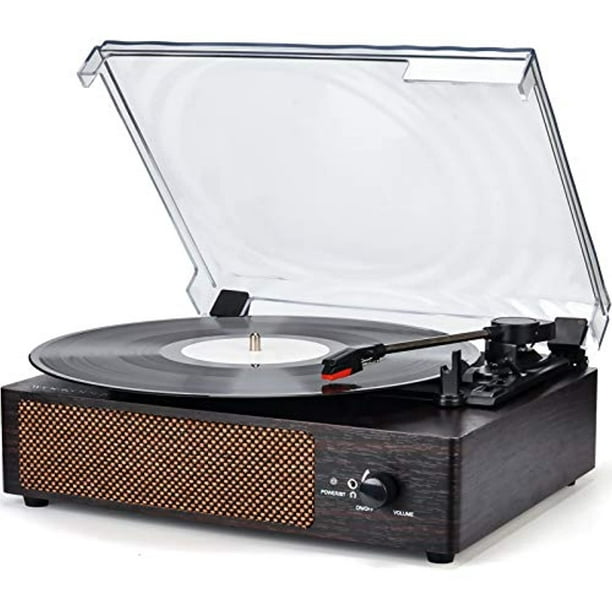 Record Player Turntable Wireless Portable LP Phonograph with Built in  Stereo Speakers 3-Speed Belt-Drive Turntable Vinyl Record Player with  Speakers