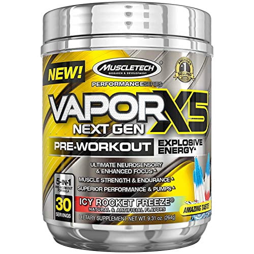 Pre Workout Powder MuscleTech Vapor X5 Preworkout Powder for Men