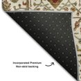 thumbnail image 5 of Addison Rugs Mayfield Premium Machine Washable Transitional Global Ivory Runner Rug, 2'3" x 7'6", 5 of 5