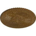 thumbnail image 3 of 30"OD x 1 1/4"P Nexus Ceiling Medallion (Fits Canopies up to 2 3/4"), Hand-Painted Smokey Topaz Crackle, 3 of 5