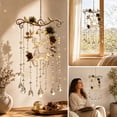 thumbnail image 6 of Christmas Outdoor Wind Chimes Acrylic Hanging Decor, 2D Flat Windchime with Reindeer for Front Door, Christmas in July Christmas Garden Decor, 6 of 7