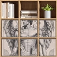 thumbnail image 7 of Set of 6 Collapsible Oxford Fabric Storage Cubes with Handles, Foldable Closet Organizer Bins for Clothes, Toys, Shelves, Home & Kitchen Mythic Winged Warrior, 7 of 7