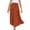 Orange, variant on Aofany Boho Skirts for Women High Waist Ruffle Skirt Pleated Maxi Skirt Casual Flowy Swing A Line Beach Long Skirts