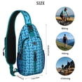 thumbnail image 5 of Crossbody Sling Backpack for Women Men Sailor Shoulder Sling Crossbody Casual Chest Bag for Travel Sports Running Hiking, 5 of 6