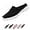 Black, variant on Men's And Women's Casual Slip on Half Shoes Breathable Arch Support Walking Mules Shoes Open Back Slip on Flats Non-Slip Sneakers Sandals