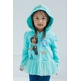thumbnail image 2 of Disney Princess Jasmine Toddler Girls Fleece Zip Up Hoodie Dress Toddler to Big Kid, 2 of 5