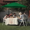 thumbnail image 4 of Pure Garden 50-LG1038 Cantilever Hanging Outdoor Shade Patio Umbrella, Hunter Green - 9 ft., 4 of 5