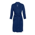 thumbnail image 1 of Robe Posh Peanut, color liso, azul marinero, tallas XXL/XXXL 16-22, 1 of 6