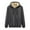 Gray, variant on TQWQT Men's Fleece Lined Hoodie Winter Full Zip Hoodies Long Sleeve Oversized Hoodie Thermal Winter Warm Hoodies Sherpa Hooded Sweatshirt 5XL