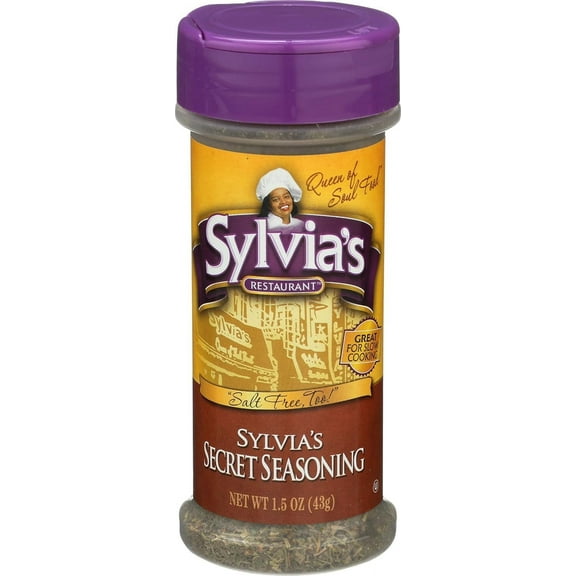 Sylvias Secret Seasoning, All-Purpose Seasoning Mix for Soups, Stews, Chicken, Meat, Vegetables and More, 1.5oz H1