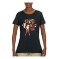thumbnail image 2 of Wild Bobby Betty Boop Winking Girl Power Femenist Betty Boop Womens T-Shirt, Black, Small, 2 of 5