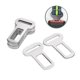 thumbnail image 1 of 10pcs Universal Pet Car Seat Belt Buckle Car Alarm Eliminator Clip Safety Plug, 1 of 4