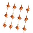 thumbnail image 4 of 12 piezas de adornos de estrella de Navidad, colgantes de caja de regalo, decoración creativa para el hogar para medias navideñas, bolsas, puertas, Color bronce, 4 of 8