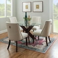 thumbnail image 2 of Powell Augusta 5-Piece Dining Set, Espresso/Natural, 2 of 15