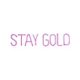 thumbnail image 3 of Stay Gold LED Neon Sign Pink, 3 of 3