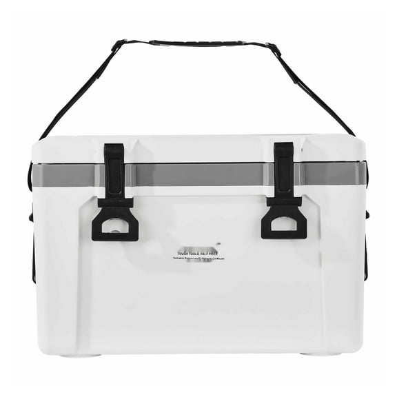 26 QT Portable Cooler, Insulated Hard Cooler with Strap & Handles