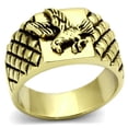 thumbnail image 1 of Alamode TK773-13 Hommes IP Or Bague en Acier Inoxydable Sans Pierre en Aucune Pierre - Taille 13, 1 of 1
