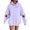 Purple, variant on XIAONU Womens Hoodies Halloween Skeleton Print Drawstring Hoodie With Kangaroo Pocket Baggy Long Sleeve Pullover Hooded Sweatshirt