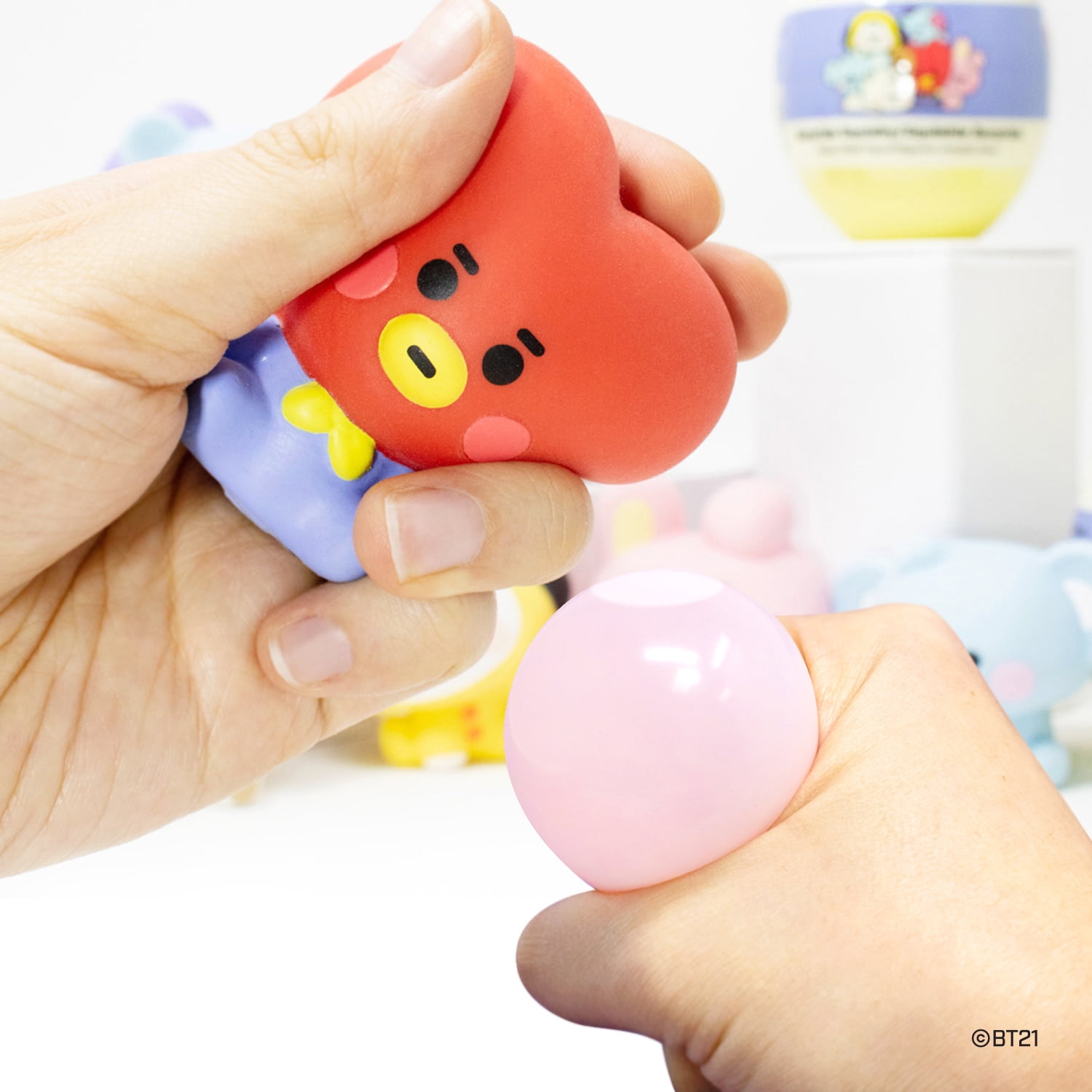 BT21 Squishy Capsule Toy (Series 2 - Sushi) Cute Soft Mini Fidget 