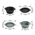 thumbnail image 4 of GOOPAWS Silicone Non-Skid Travel Cat & Dog Bowl, 2 count, Black/Grey, 4 of 7