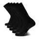 thumbnail image 1 of Calcetines Reebok para hombre, transpirables y acolchados, 5 unidades, color negro, 1 of 8