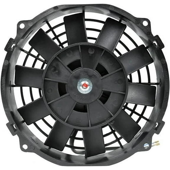 Electric Condenser Cooling Fan Universal 24V Black Air conditioning 8'' for Street/Rat/Hot Rod Classic Muscle Car