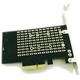 thumbnail image 5 of M.2 NVME to PCIe 4.0x4 Adapter Card for 1U Case,Supports M Key 2280,2260,2242,2230 M.2 Solid Drives, 5 of 11