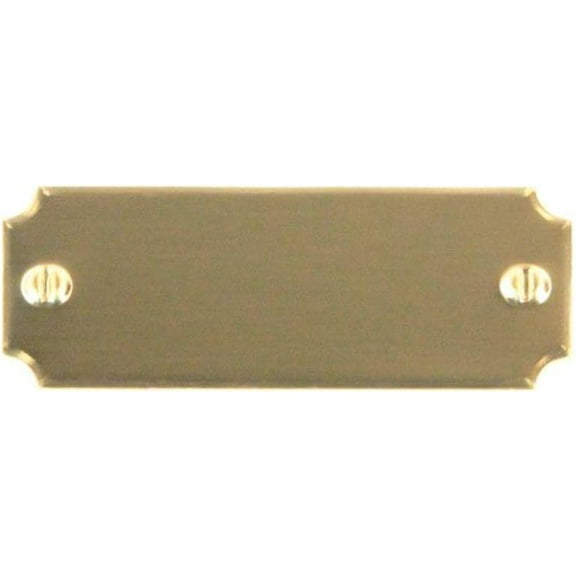 Name Plate, Self-Adhesive, Engravable (Gold)